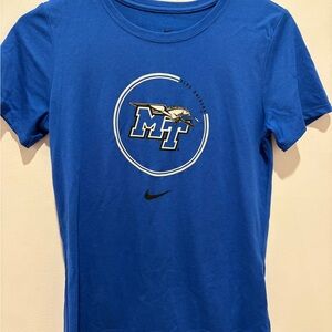 Nike Royal Blue Dri-FIT Crew Neck Tee